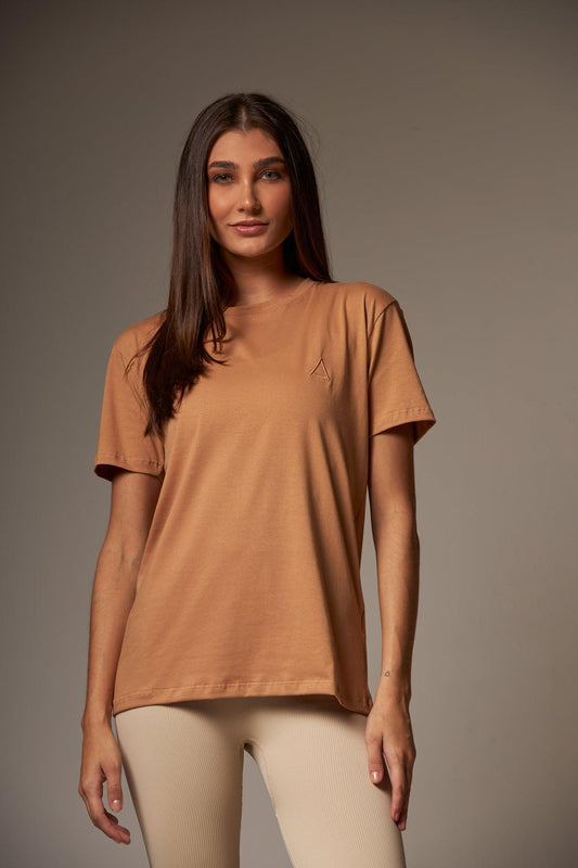 T-shirt Básica Essential Bege - chasebrasil.com