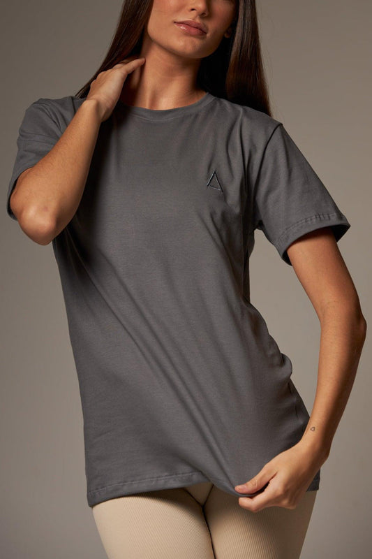 T-shirt Básica Essential Grey Lead - chasebrasil.com